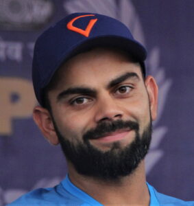 "Virat Kohli portrait used in his autobiography blog post"