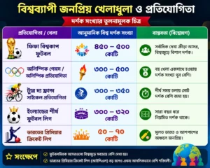 আইপিএল ক্রিকেটে বিশ্বব্যাপী আগ্রহী দর্শকের সংখ্যা ও জনপ্রিয়তা বিশ্লেষণ