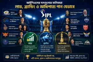 আইপিএল দলে বিনিয়োগের মাধ্যমে লাভ, ব্র্যান্ডিং শক্তি ও আধিপত্য অর্জন