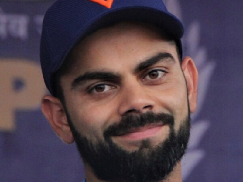 "Virat Kohli portrait used in his autobiography blog post"